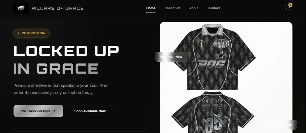 Pillars of Grace Clothing preview